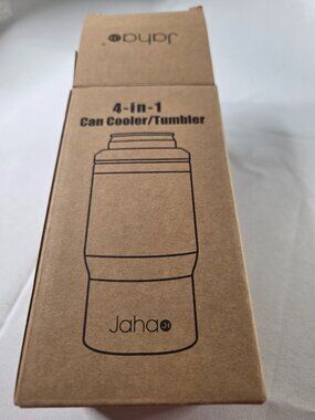 Jaha Insulated Tumbler Can Cooler Green Stainless Steel Travel Mug
